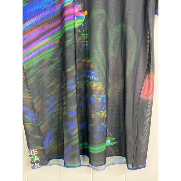 One Teaspoon 99 cent Dreams Mesh T Dress in Black Size XS NWT - Picture 6 of 11